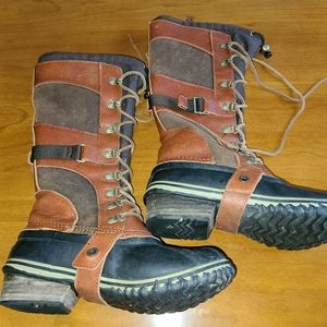 Sorel conquest carly tall duck boots 6.5